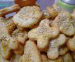 Biscotti al parmiggiano con prosciutto