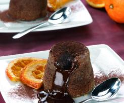 Cuore di cioccolato all'arancia