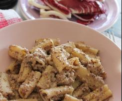 Pasta al pesto veloce di radicchio