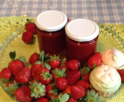 MARMELLATA DI FRAGOLE CON POCO ZUCCHERO ALLA VANIGLIA