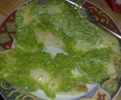 NASELLO CON SALSETTA DI ZUCCHINE