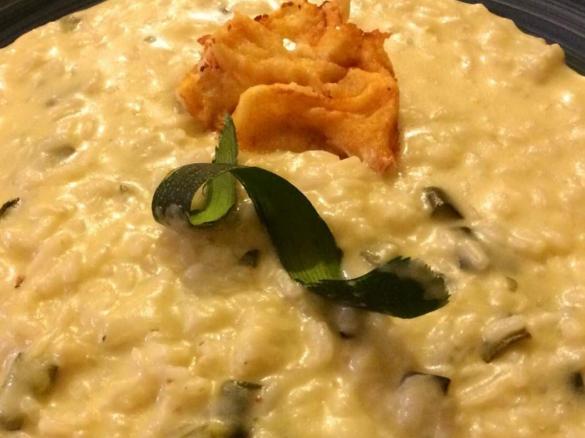 Risotto zucchine e philadelphia