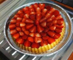 Crostata morbida al cioccolato bianco e fragole
