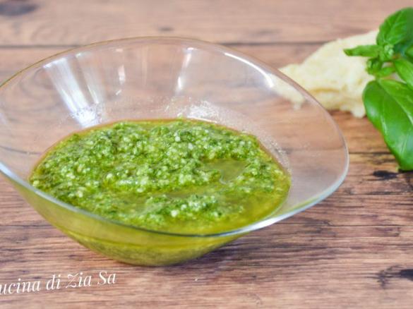 Pesto alla genovese senza aglio