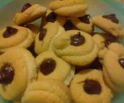 Biscottini da the con la Nutella (tè)