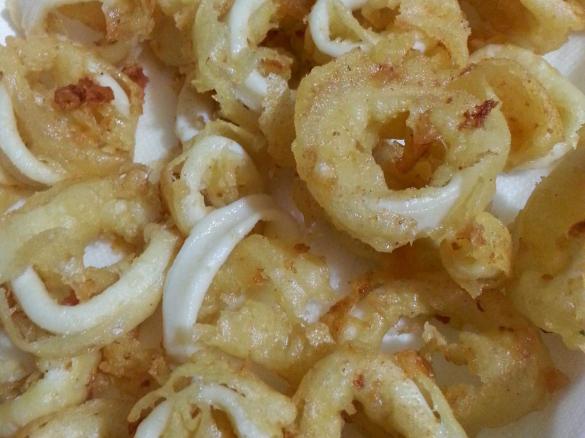 Anelli di totano super croccanti. 