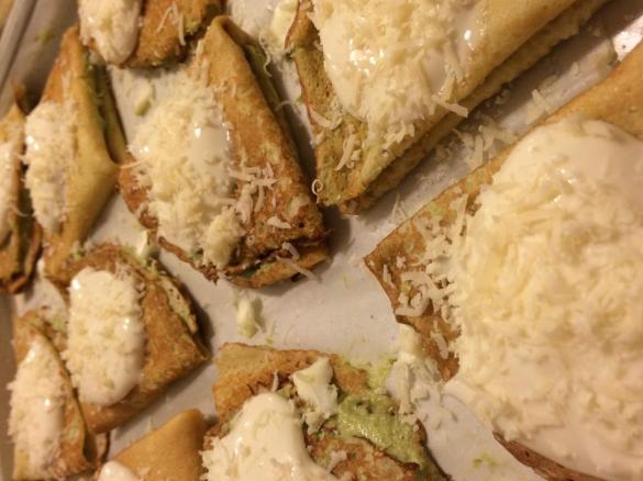 Crepes asparagi e ricotta