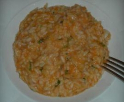 Risotto zucca e gamberi