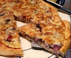 Torta salata con salsiccia e radicchio "contest cena davanti alla tv"