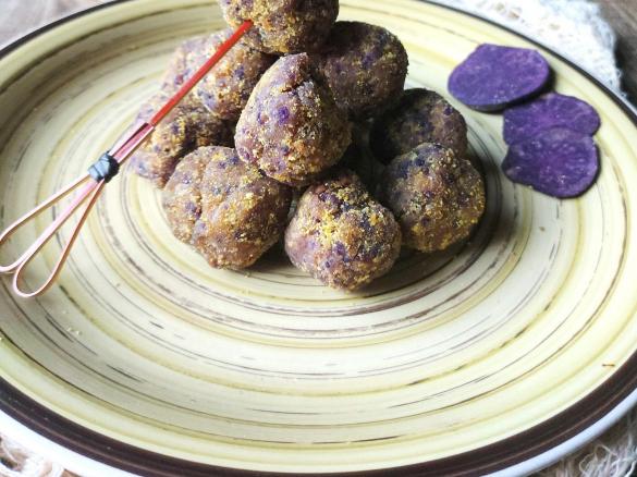 Polpettine con Patate Viola