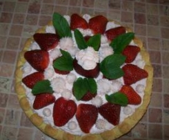 Crostata Chantilly alle fragole