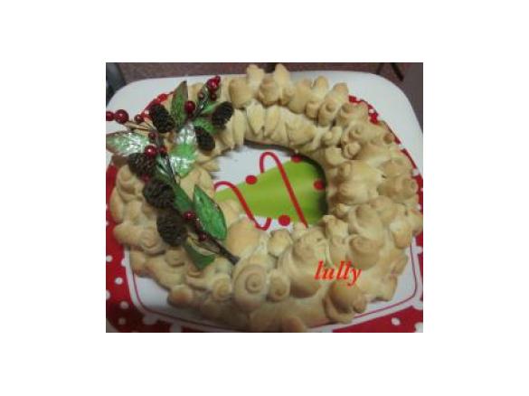 corona di rose (il centrotavola di Natale)