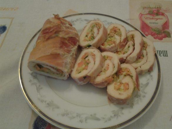 Involtini di pollo saporiti