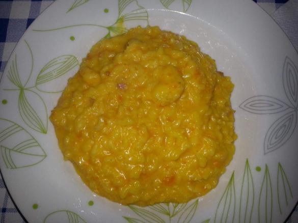 Risotto carote e zafferano