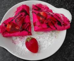 Crepes al limoncello con panna e fragole-contest festa della mamma-