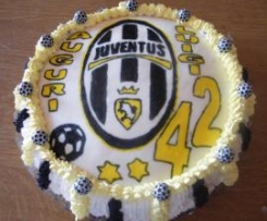 Torta della Juve con cialda in PDZ.