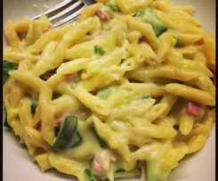 Pasta risottata zucchine, prosciutto cotto e philadelphia