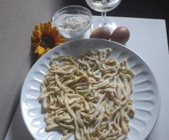 Pasta  fresca allo spumante brut contest vino