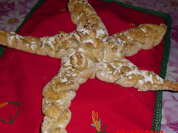 Stella di pane centrotavola