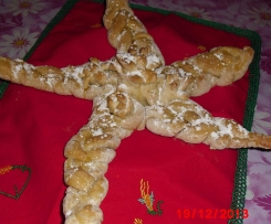 Stella di pane centrotavola