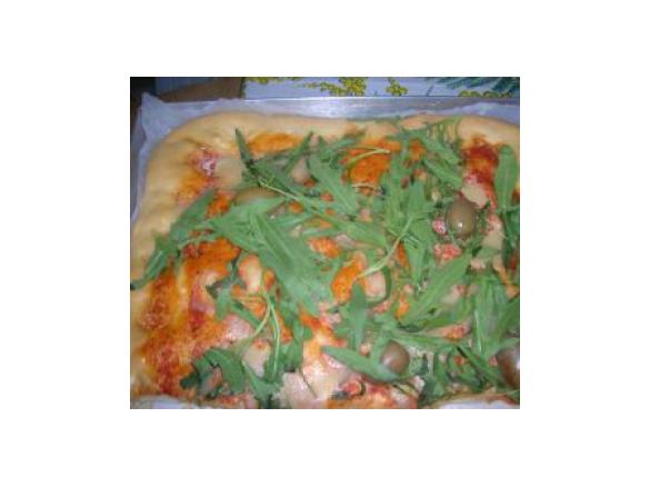 Focaccia primavera.