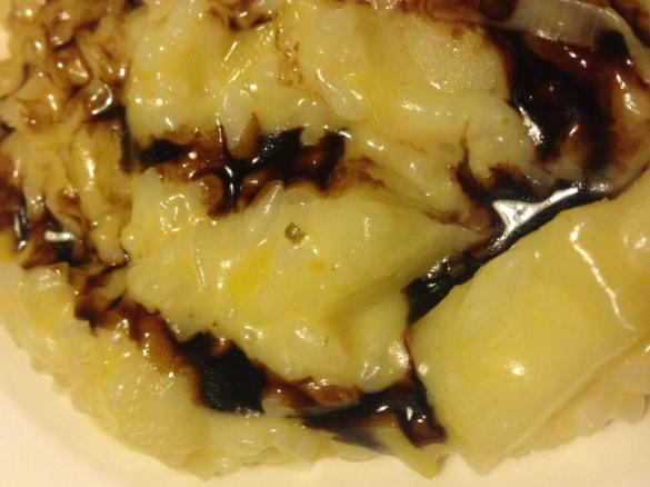 Risotto bianco con porri e mela