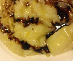 Risotto bianco con porri e mela