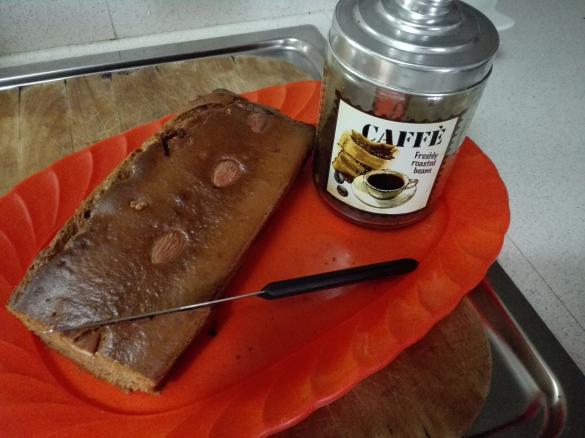 Plumcake integrale senza uova e lattosio al caffé