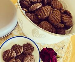 Biscotti al cioccolato e fiocchi d’avena