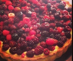 Crostata di more e lamponi freschi 