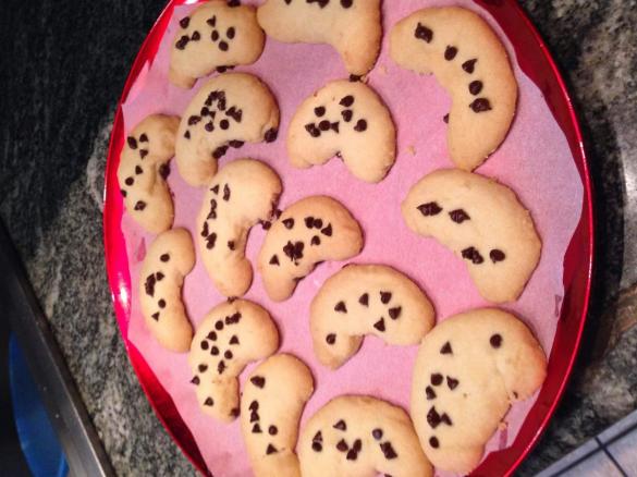 Frolini al limone e gocce di cioccolato