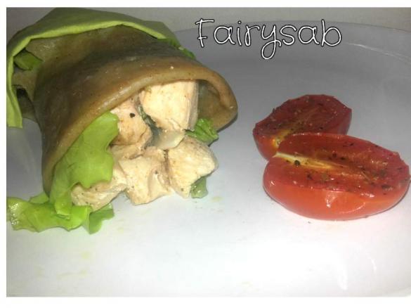Chicken Wrap (Involtino di pollo al vapore)