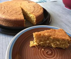 Pan di Spagna carote e mandorle