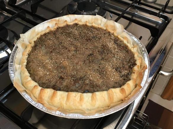 Torta salata di melanzane