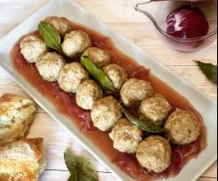 Polpette di Mimma al Varoma® con cipolle di Tropea agrodolci