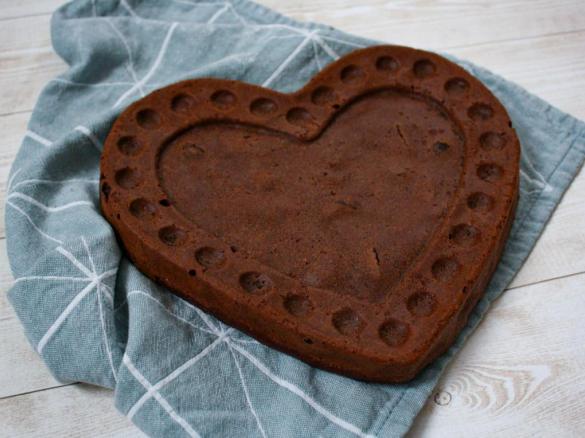 Cuore cioccolatoso - senza burro e uova
