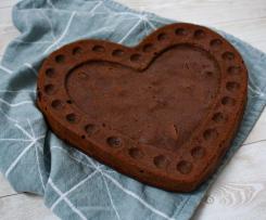 Cuore cioccolatoso - senza burro e uova