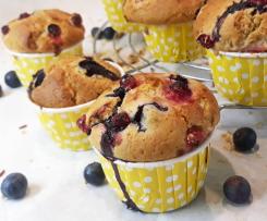 Muffin Vegan Senza Zucchero con Frutta Fresca