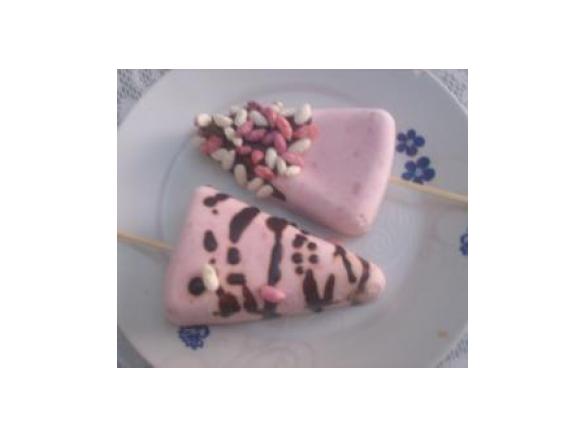 mousse gelato ai lamponi