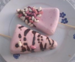 mousse gelato ai lamponi