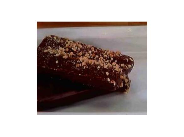 Stecco gelato alla vaniglia e amarene con praline