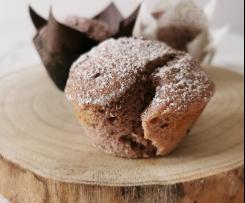 Muffin Bimby cioccolato e lamponi