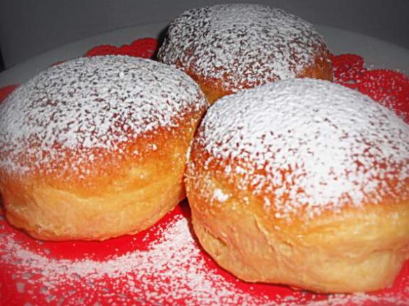 Bomboloni al forno con lievito madre