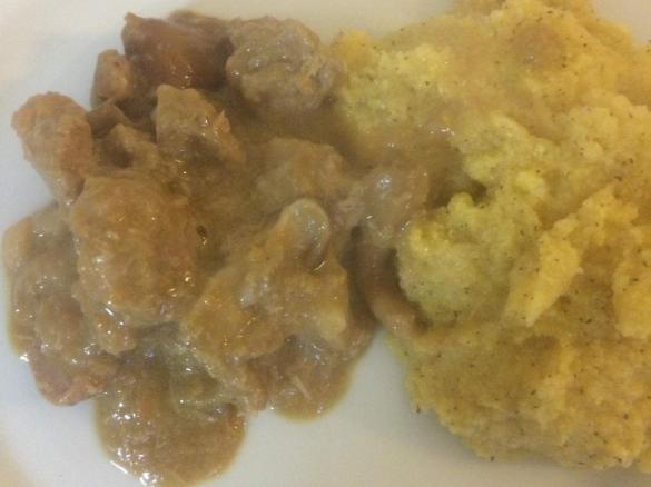 Spezzatino di vitello con funghi