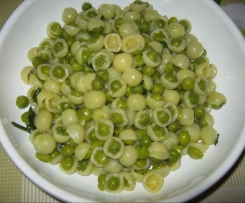 Pasta e piselli risottata