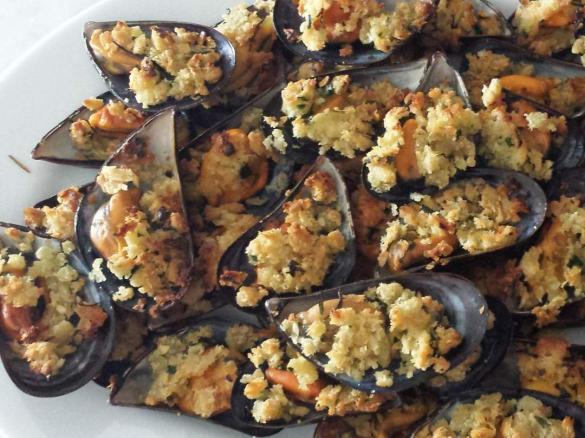 Cozze gratinate
