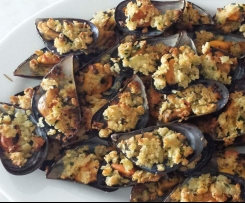 Cozze gratinate