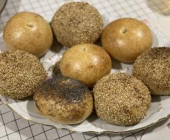 Bagel con lievito madre - contest cena davanti alla tv