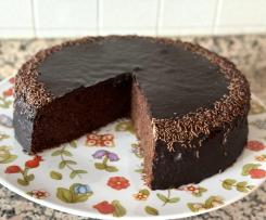 Torta al vino rosso e cioccolato fondente