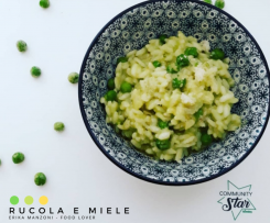 Risotto cremoso ai piselli - vegan